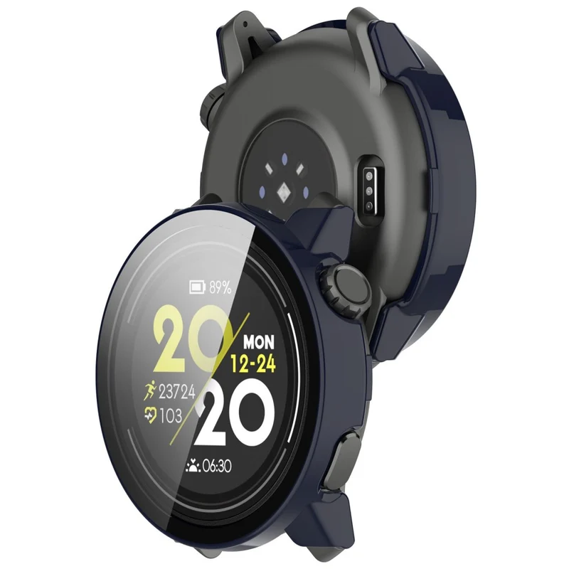 For Coros Pace 3 Protective Case Hard Watch Cover with Tempered Glass Screen Protector