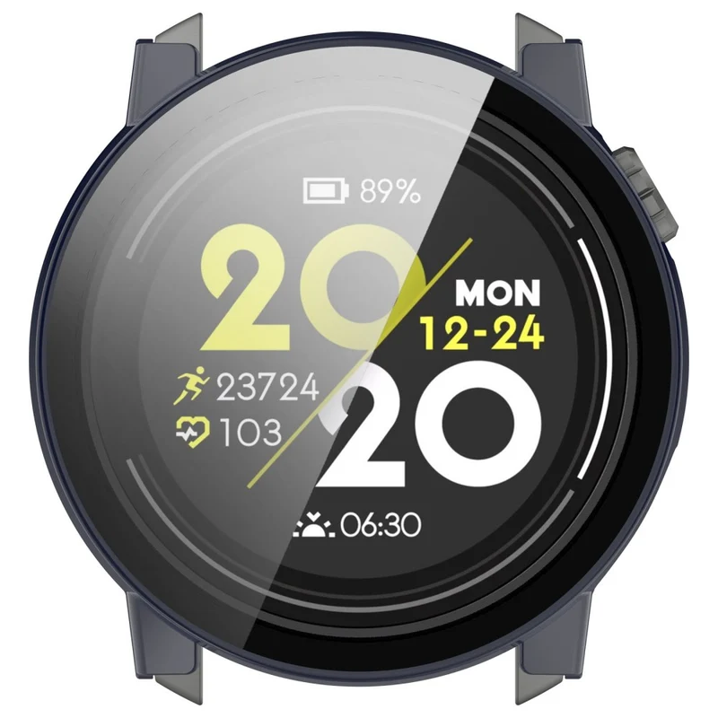 For Coros Pace 3 Protective Case Hard Watch Cover with Tempered Glass Screen Protector