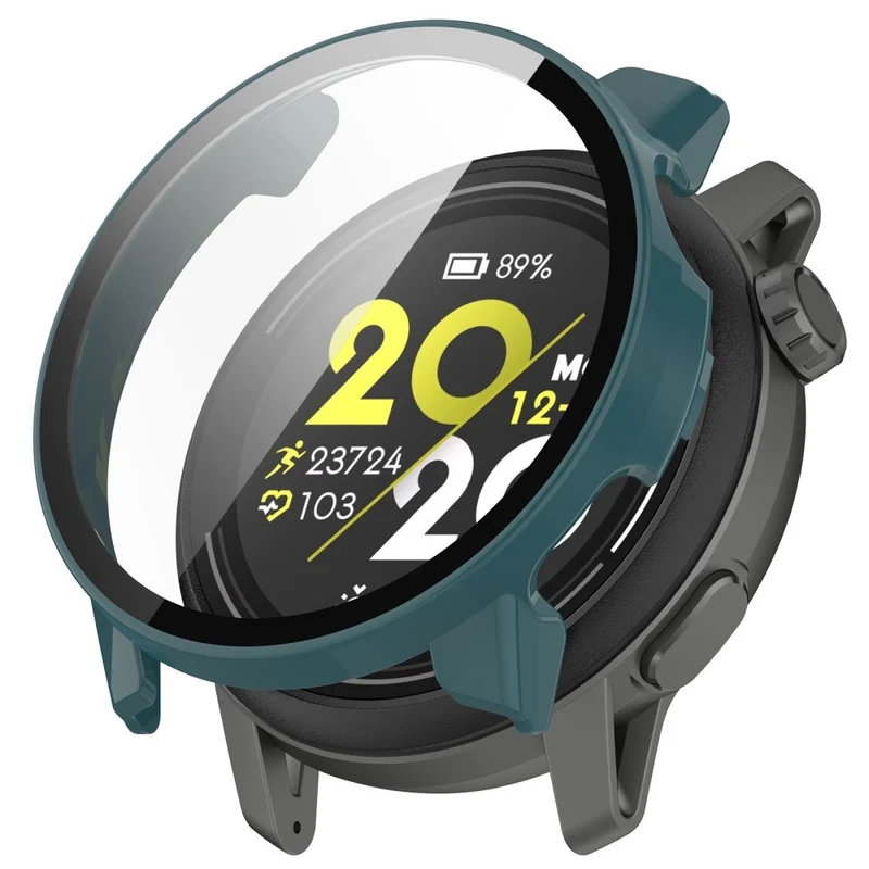 For Coros Pace 3 Protective Case Hard Watch Cover with Tempered Glass Screen Protector