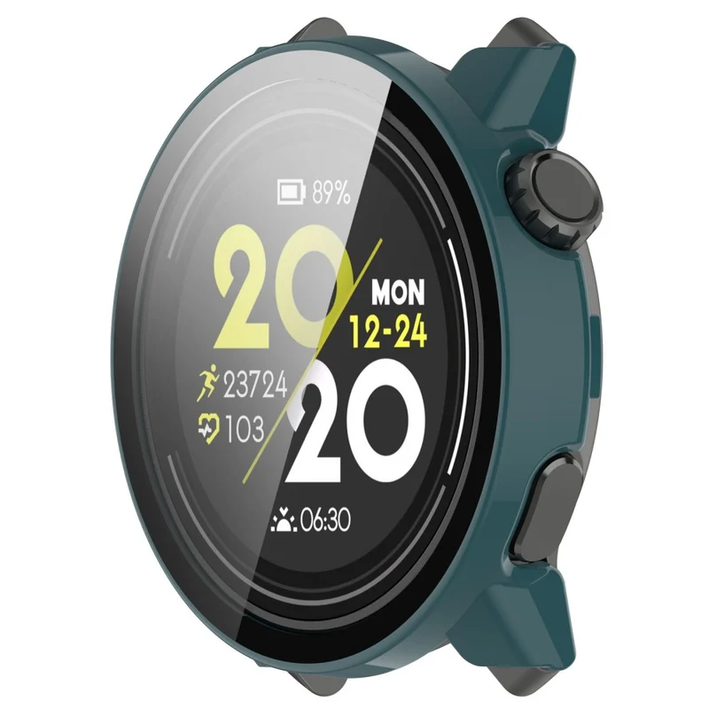 For Coros Pace 3 Protective Case Hard Watch Cover with Tempered Glass Screen Protector