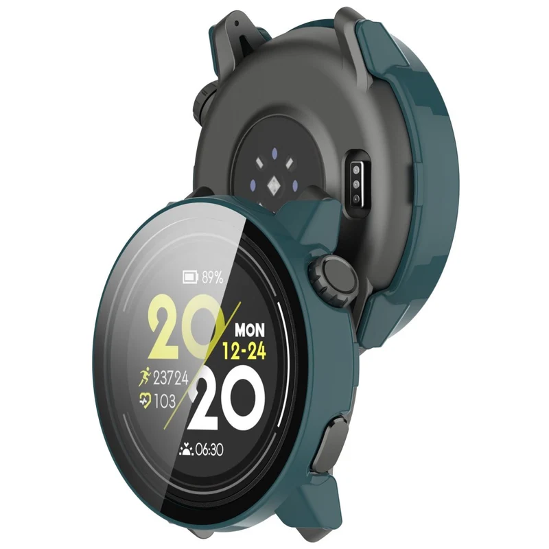 For Coros Pace 3 Protective Case Hard Watch Cover with Tempered Glass Screen Protector