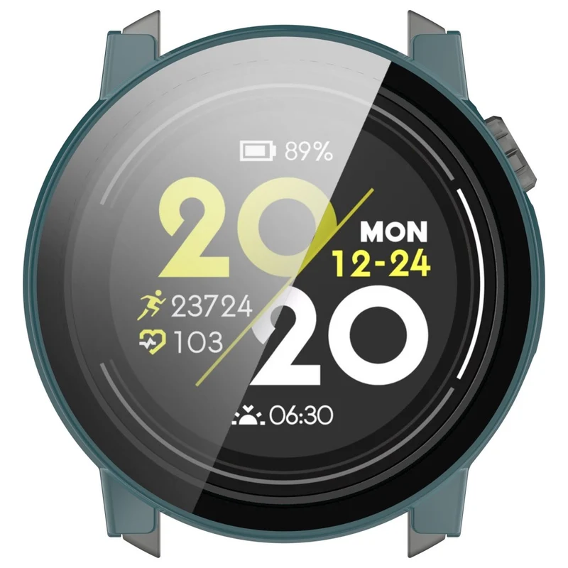 For Coros Pace 3 Protective Case Hard Watch Cover with Tempered Glass Screen Protector