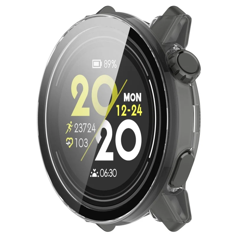 For Coros Pace 3 Protective Case Hard Watch Cover with Tempered Glass Screen Protector