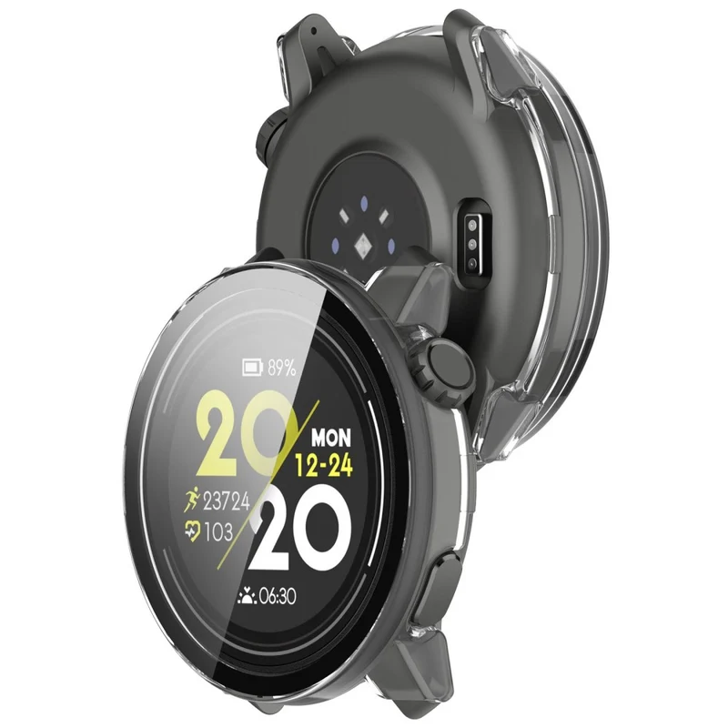 For Coros Pace 3 Protective Case Hard Watch Cover with Tempered Glass Screen Protector