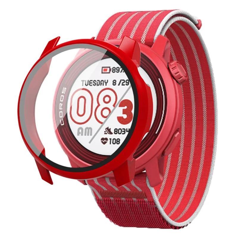Coros Pace 3 Watch Case All-Round Cover with Tempered Glass Screen Protector
