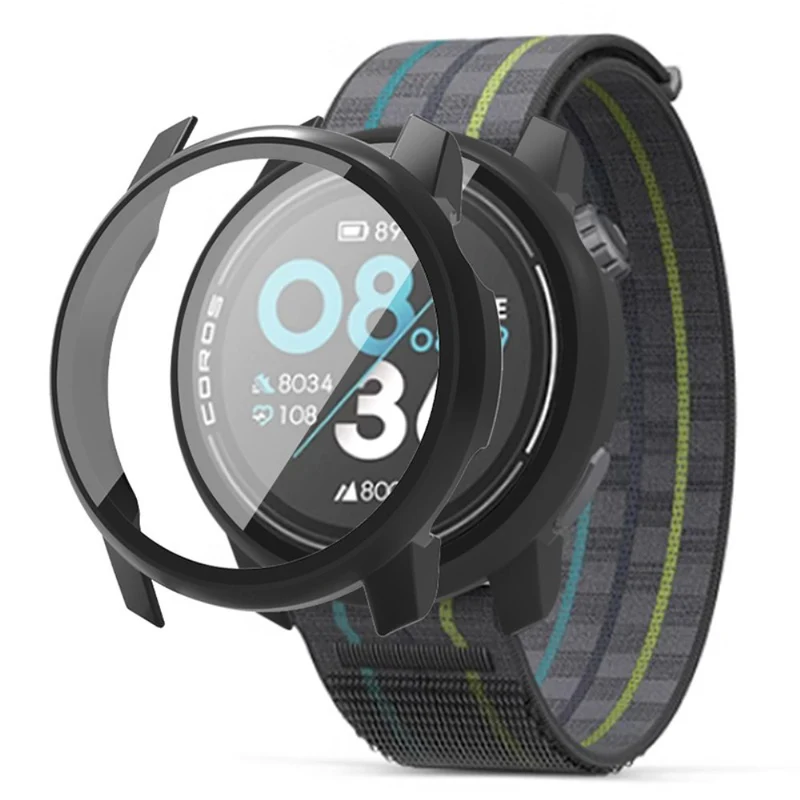 Coros Pace 3 Watch Case All-Round Cover with Tempered Glass Screen Protector