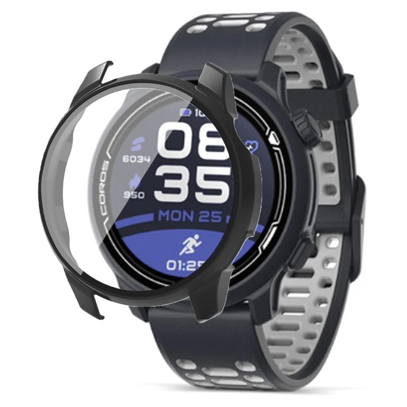 Coros Pace 2 Watch Case Hard Full Protective Cover with Screen Protector