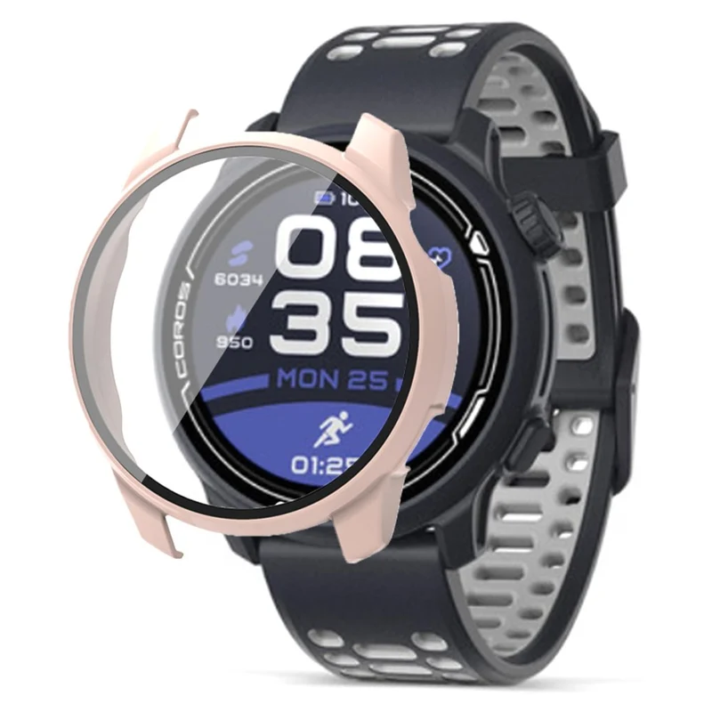 Coros Pace 2 Watch Case Hard Full Protective Cover with Screen Protector
