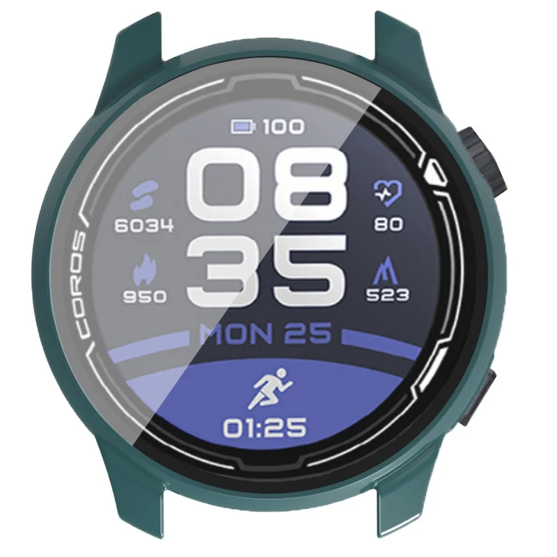 Coros Pace 2 Watch Case Hard Full Protective Cover with Screen Protector