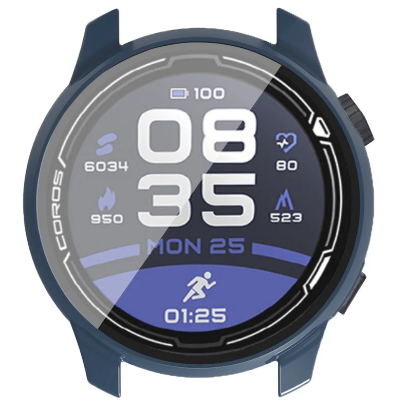 Coros Pace 2 Watch Case Hard Full Protective Cover with Screen Protector