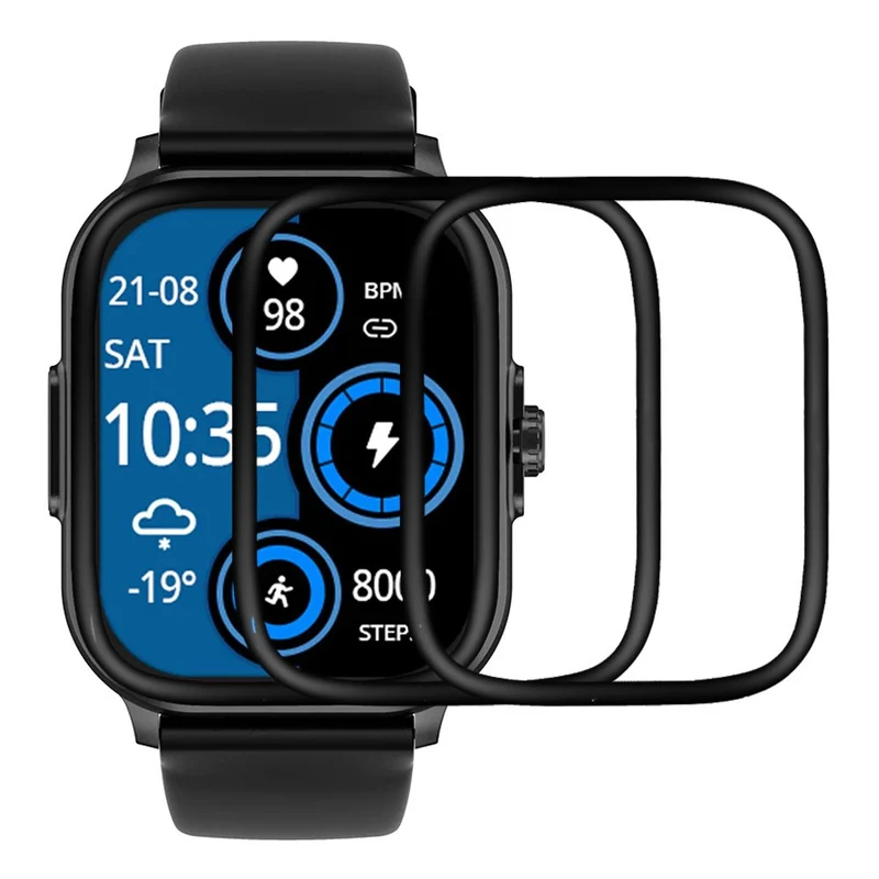 2Pcs / Pack For COLMi C63 Watch Screen Protector Sensitive Touch Plastic Screen Film