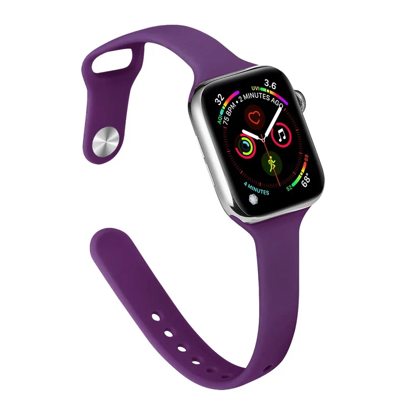 Apple Watch 41mm / 40mm / 38mm Slim Bands Wrist Strap - Dark Green