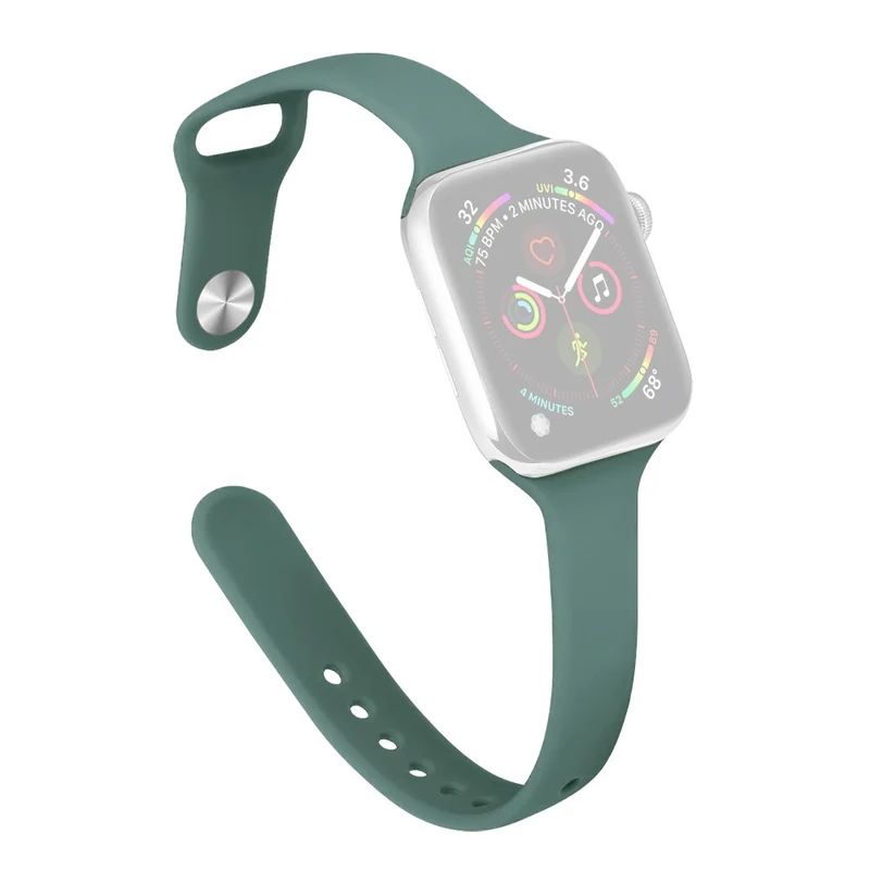 Apple Watch 41mm / 40mm / 38mm Slim Bands Wrist Strap - Dark Green