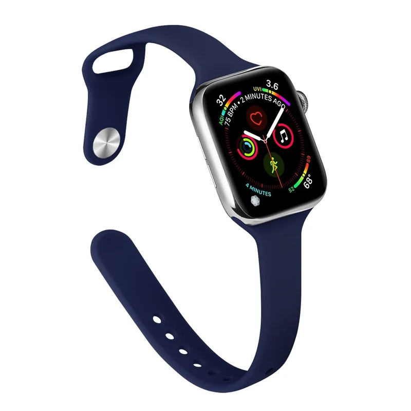 Apple Watch 41mm / 40mm / 38mm Slim Bands Wrist Strap - Dark Green