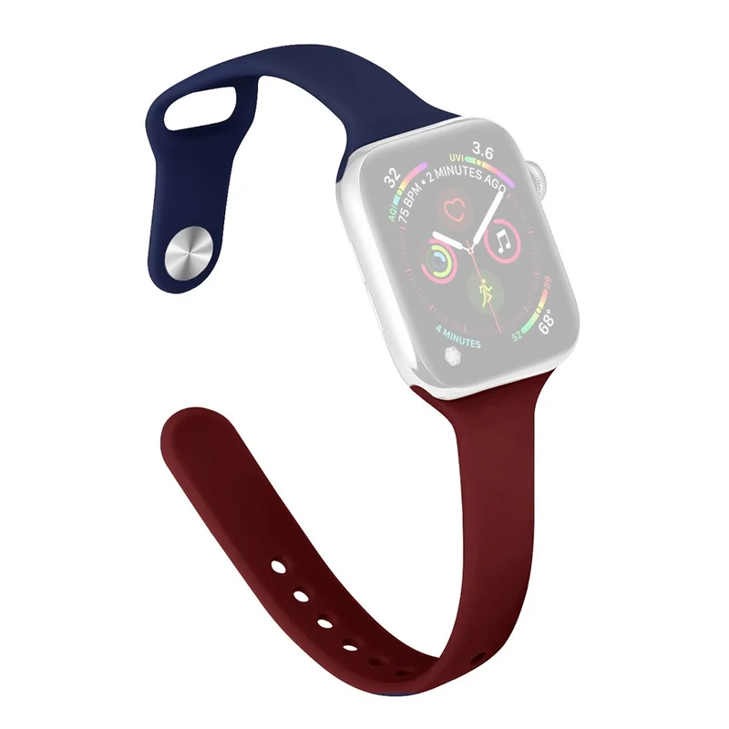Apple Watch 41mm / 40mm / 38mm Slim Bands Wrist Strap - Dark Green
