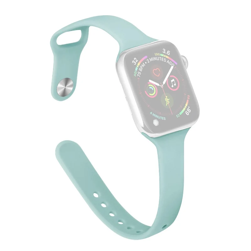 Apple Watch 41mm / 40mm / 38mm Slim Silicone Watch Band - Hot Pink