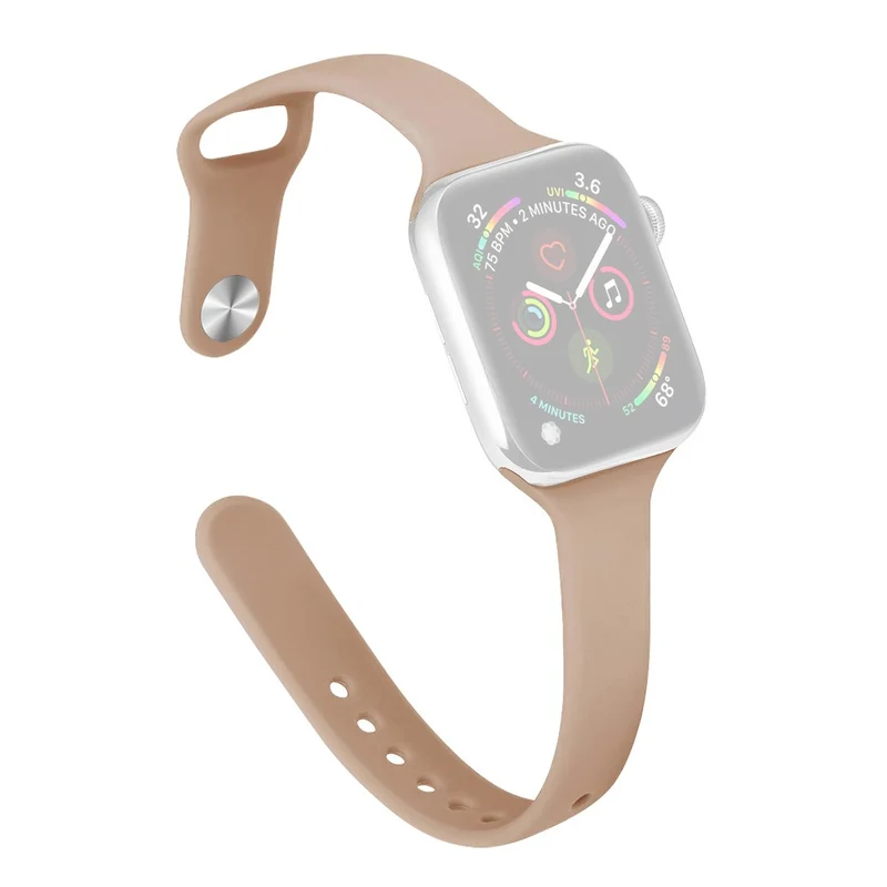 Apple Watch 41mm / 40mm / 38mm Slim Silicone Watch Band - Hot Pink