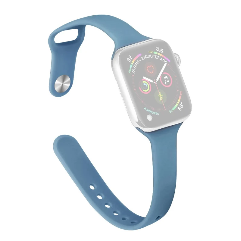 Apple Watch 41mm / 40mm / 38mm Slim Silicone Watch Band - Hot Pink