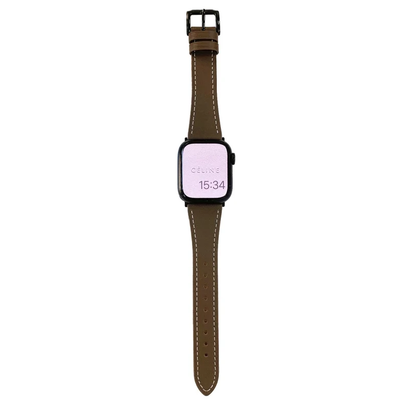 Apple Watch 41mm / 40mm / 38mm Genuine Cow Leather Watch Strap