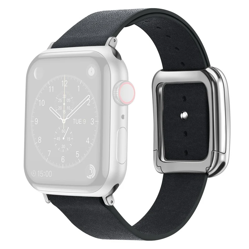 Apple Watch 41mm / 40mm / 38mm Watch Band Snap Button Men's Strap - Dark Green