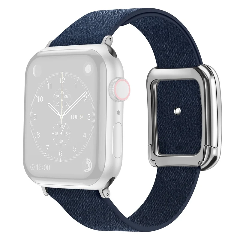 Apple Watch 41mm / 40mm / 38mm Watch Band Snap Button Men's Strap - Dark Green