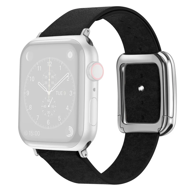 Apple Watch 41mm / 40mm / 38mm Watch Band Snap Button Men's Strap - Dark Green