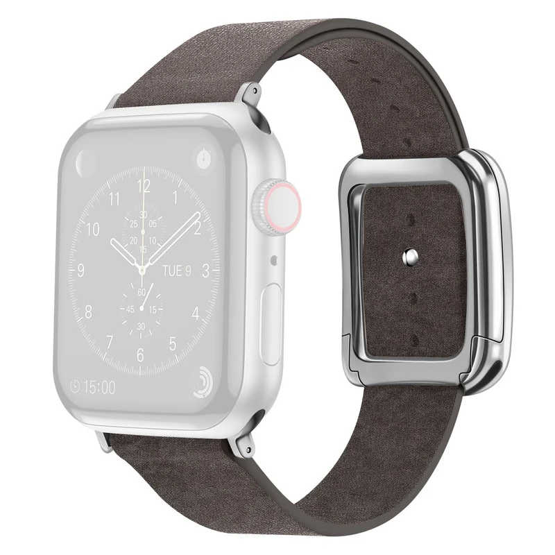 Apple Watch 41mm / 40mm / 38mm Watch Band Snap Button Men's Strap - Dark Green