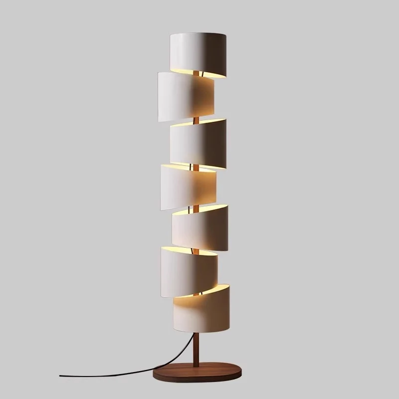 Spiralisierende Moderne Stehlampe