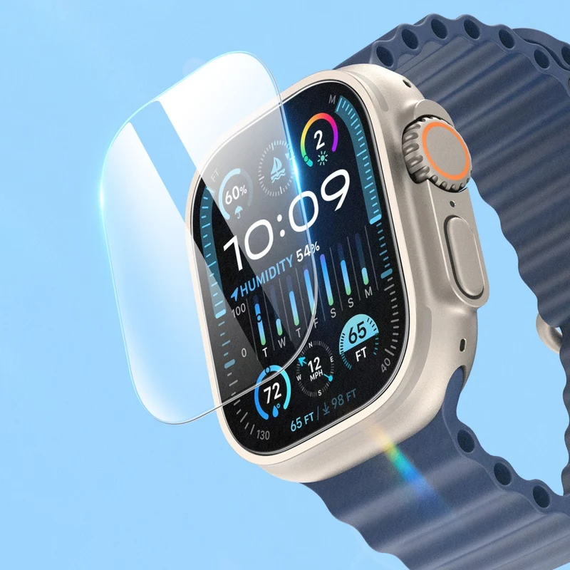 Apple Watch Ultra 49mm / Ultra 2 49mm Watch Screen Protector scratch-resistant Tempered Glass Film