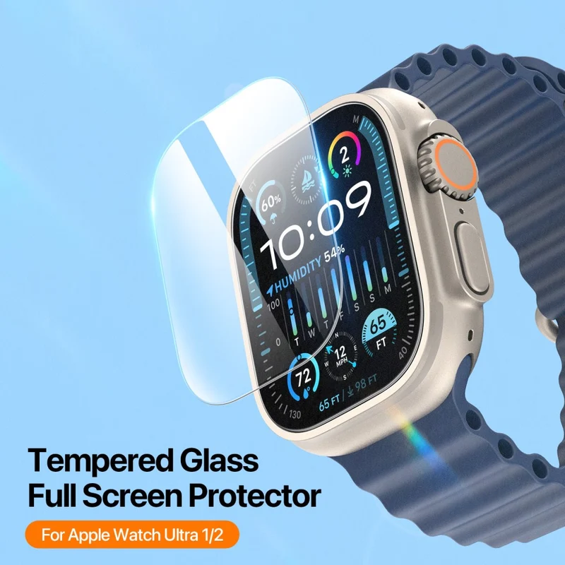 Apple Watch Ultra 49mm / Ultra 2 49mm Watch Screen Protector scratch-resistant Tempered Glass Film