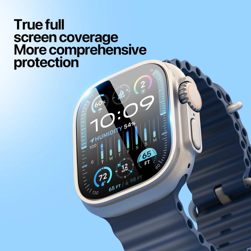 Apple Watch Ultra 49mm / Ultra 2 49mm Watch Screen Protector scratch-resistant Tempered Glass Film