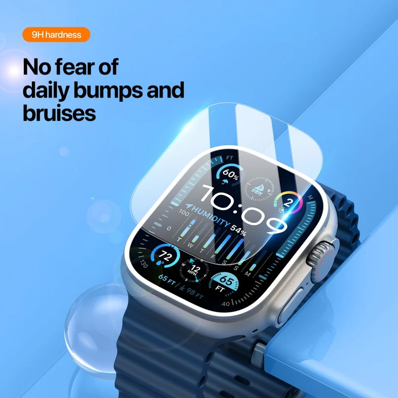 Apple Watch Ultra 49mm / Ultra 2 49mm Watch Screen Protector scratch-resistant Tempered Glass Film