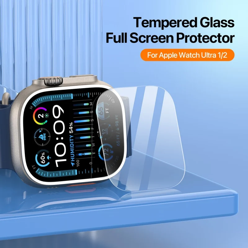 Apple Watch Ultra 49mm / Ultra 2 49mm Watch Screen Protector scratch-resistant Tempered Glass Film