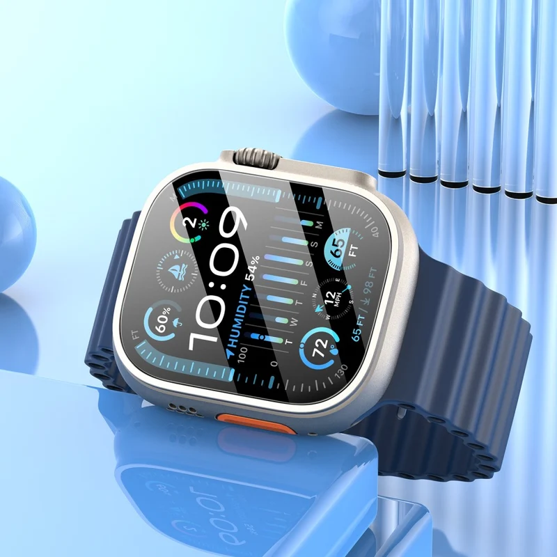 Apple Watch Ultra 49mm / Ultra 2 49mm Watch Screen Protector scratch-resistant Tempered Glass Film