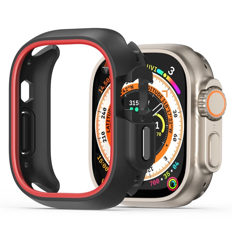 DUX DUCIS Bamo Series Apple Watch Ultra 2 / Ultra 49mm Watch Case and T Cover - Black / Grey