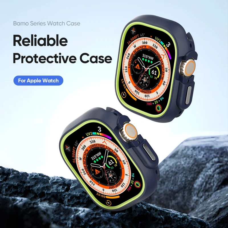 DUX DUCIS Bamo Series Apple Watch Ultra 2 / Ultra 49mm Watch Case and T Cover - Black / Grey