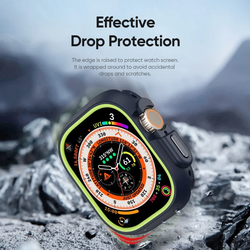 DUX DUCIS Bamo Series Apple Watch Ultra 2 / Ultra 49mm Watch Case and T Cover - Black / Grey