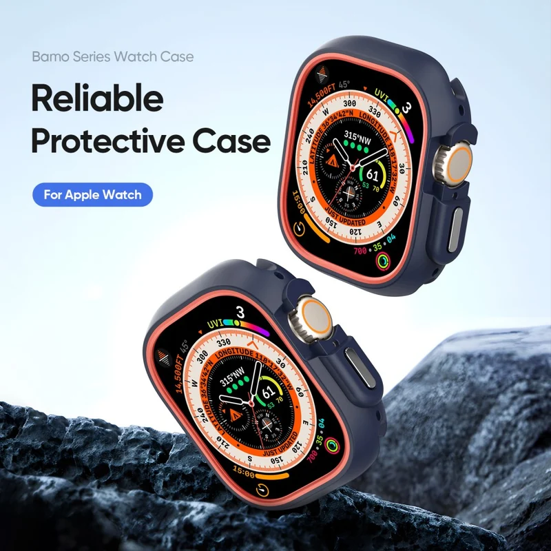 DUX DUCIS Bamo Series Apple Watch Ultra 2 / Ultra 49mm Watch Case and T Cover - Black / Grey
