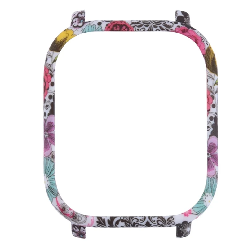 Huami Amazfit GTS Case Hard Pattern Printed Protective Frame Cover - Leopard Print
