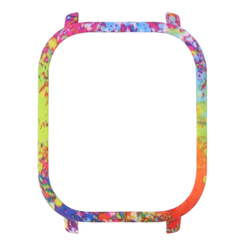 Huami Amazfit GTS Case Hard Pattern Printed Protective Frame Cover - Leopard Print