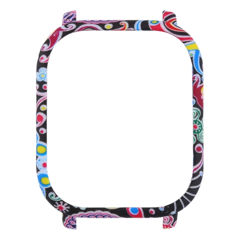 Huami Amazfit GTS Case Hard Pattern Printed Protective Frame Cover - Leopard Print