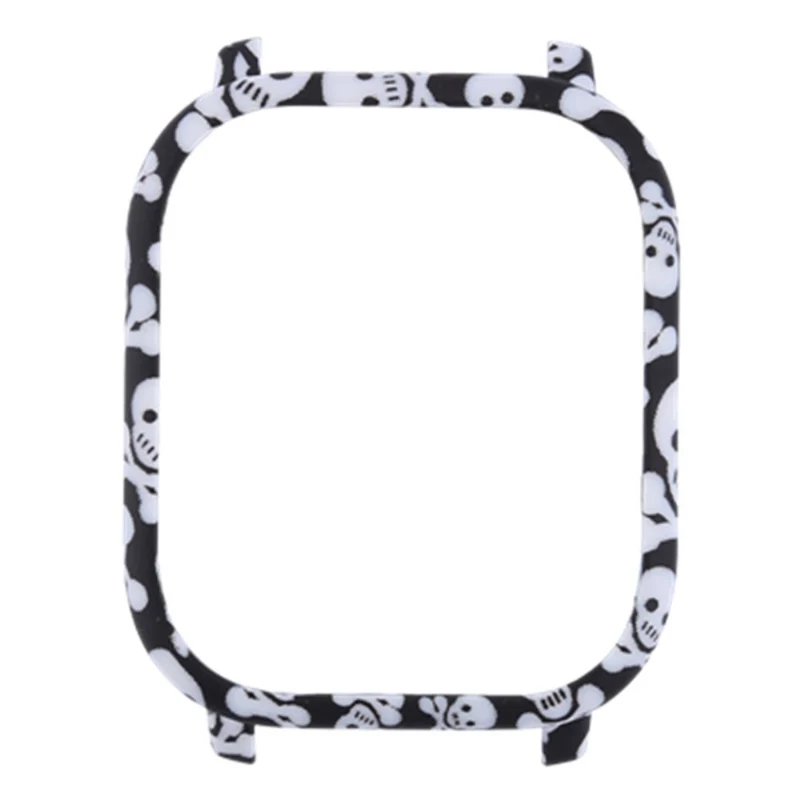 Huami Amazfit GTS Case Hard Pattern Printed Protective Frame Cover - Leopard Print