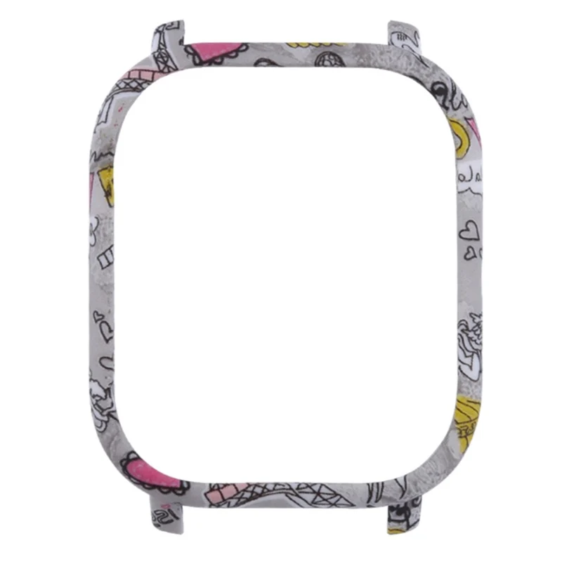 Huami Amazfit GTS Case Hard Pattern Printed Protective Frame Cover - Leopard Print