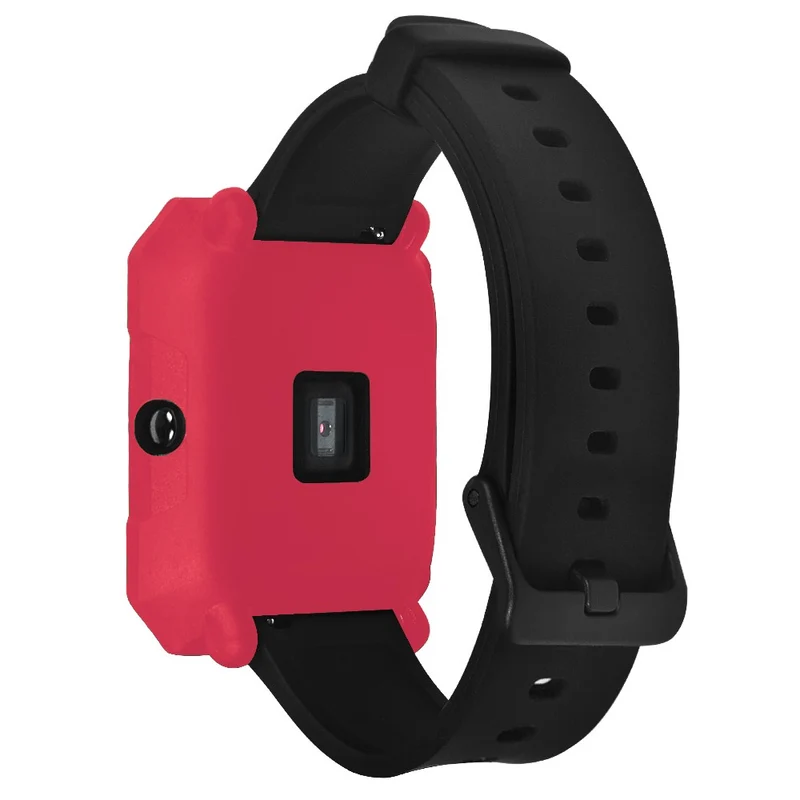 Huami Amazfit Bip / Bip Lite Watch Case Flexible Dual Color Protective Cover - Black+White