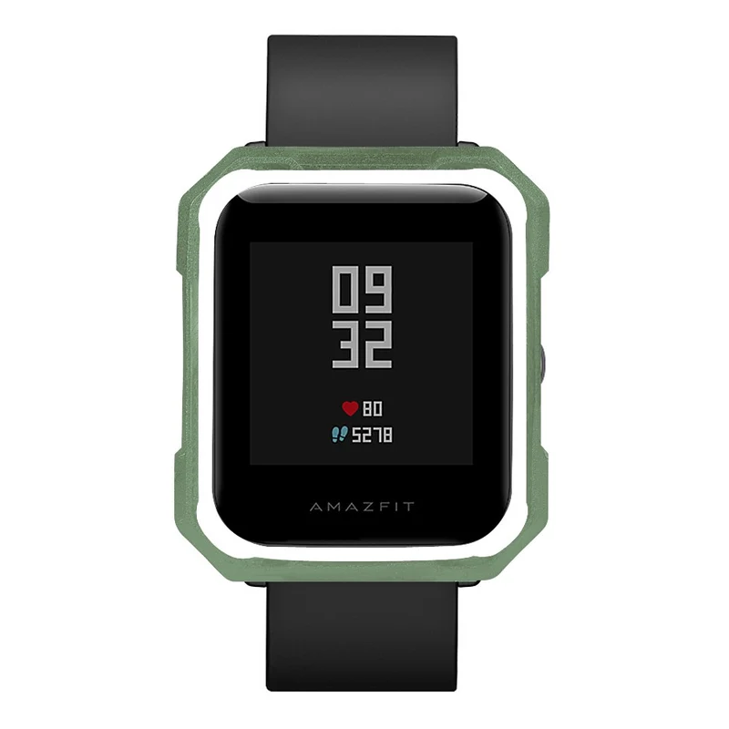 Huami Amazfit Bip / Bip Lite Watch Case Flexible Dual Color Protective Cover - Black+White