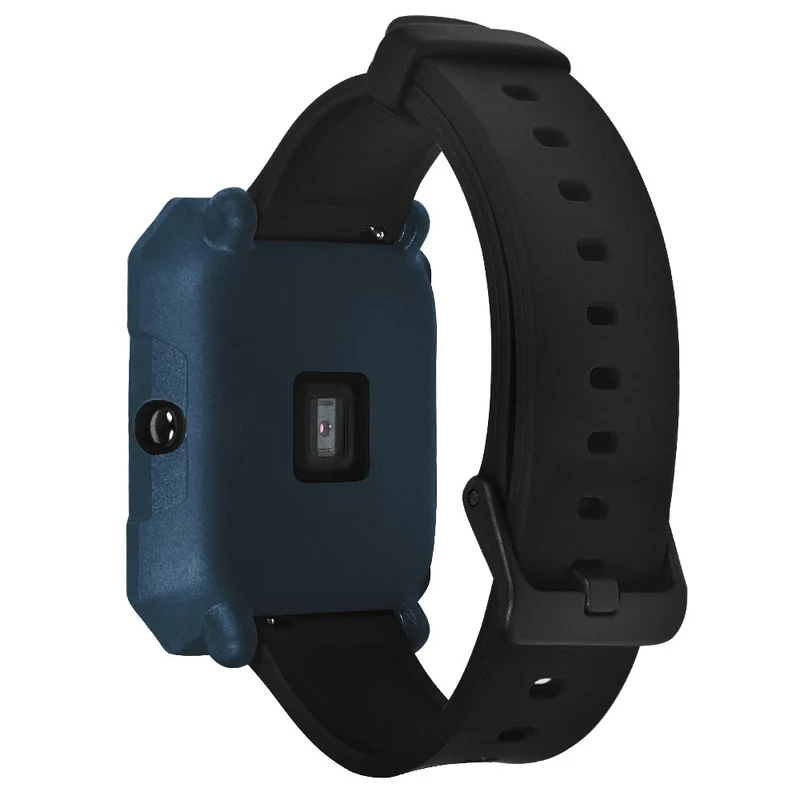 Huami Amazfit Bip / Bip Lite Watch Case Flexible Dual Color Protective Cover - Black+White