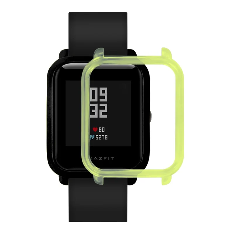 Huami Amazfit Bip / Bip Lite Watch Case Hard Bump Resistant Scratch Resistant Protector Cover - Transparent White
