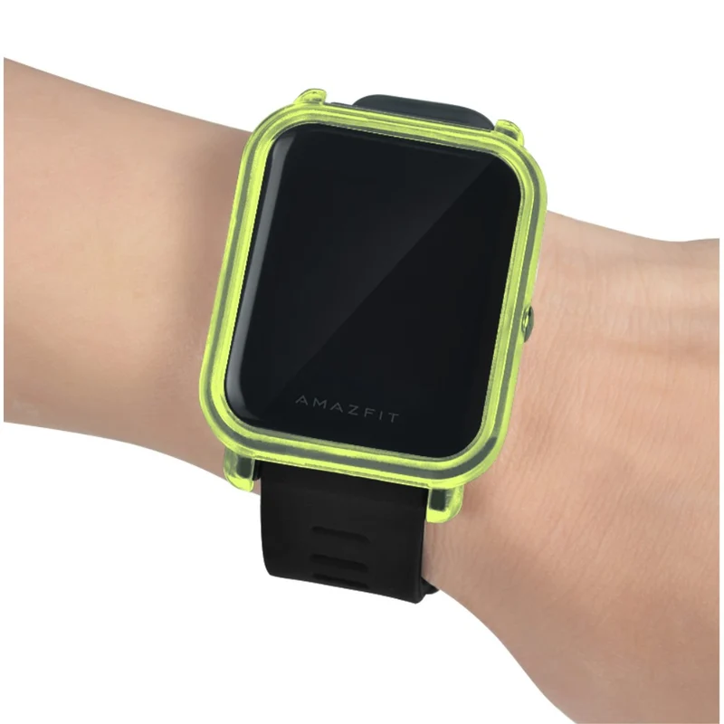 Huami Amazfit Bip / Bip Lite Watch Case Hard Bump Resistant Scratch Resistant Protector Cover - Transparent White