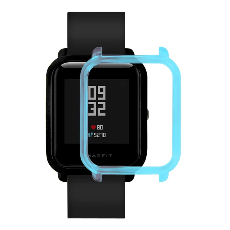 Huami Amazfit Bip / Bip Lite Watch Case Hard Bump Resistant Scratch Resistant Protector Cover - Transparent White