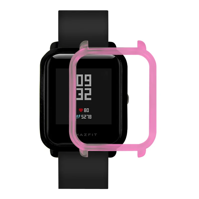 Huami Amazfit Bip / Bip Lite Watch Case Hard Bump Resistant Scratch Resistant Protector Cover - Transparent White
